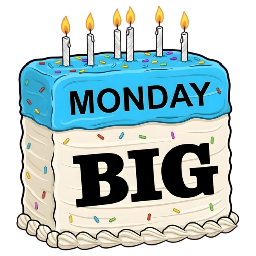Monday Big Birthday Cake